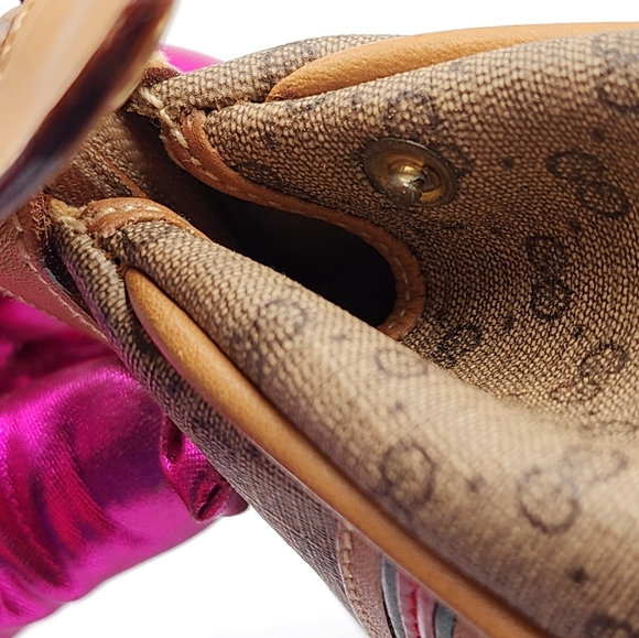 Gucci Rare Micro GG Clutch Web, RARE, Vintage + Dust Bag - Picture 15 of 17